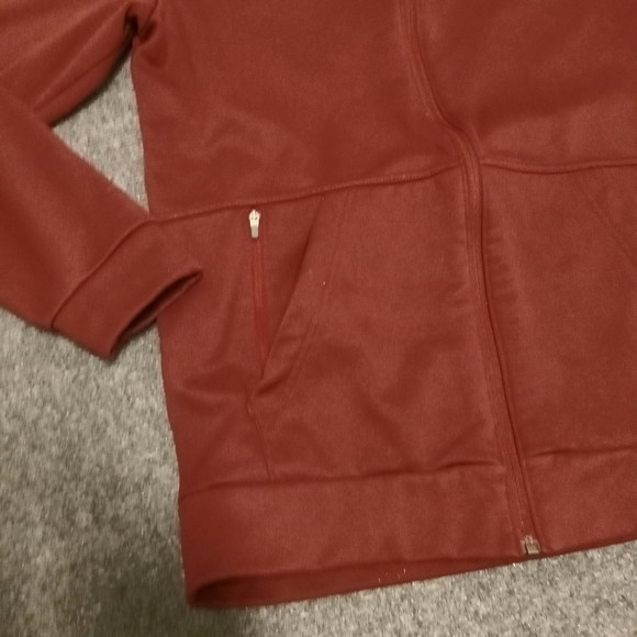 Nike Men's Therma-FIT Full-Zip Training Hoodie - Burgundy - Picture 4 of 5